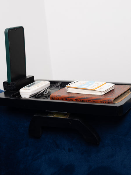 Mate Black Sofa Tray Organizer