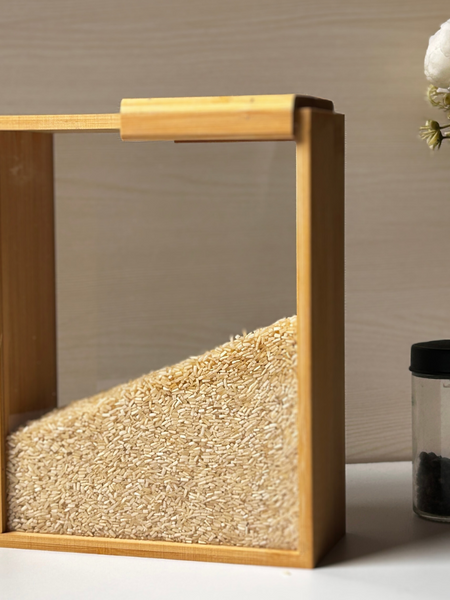 Wooden Cereal Storage Box for kitchen