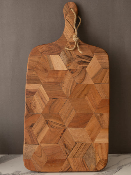 Multi-Wood Chopping board cum Serving board