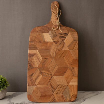 Multi-Wood Chopping board cum Serving board