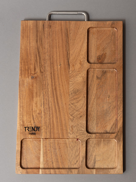 Acacia Chopping board - 4 Compartment