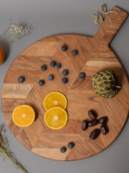 Serving Board Cum Round Chopping Board