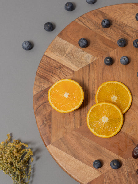 Serving Board Cum Round Chopping Board