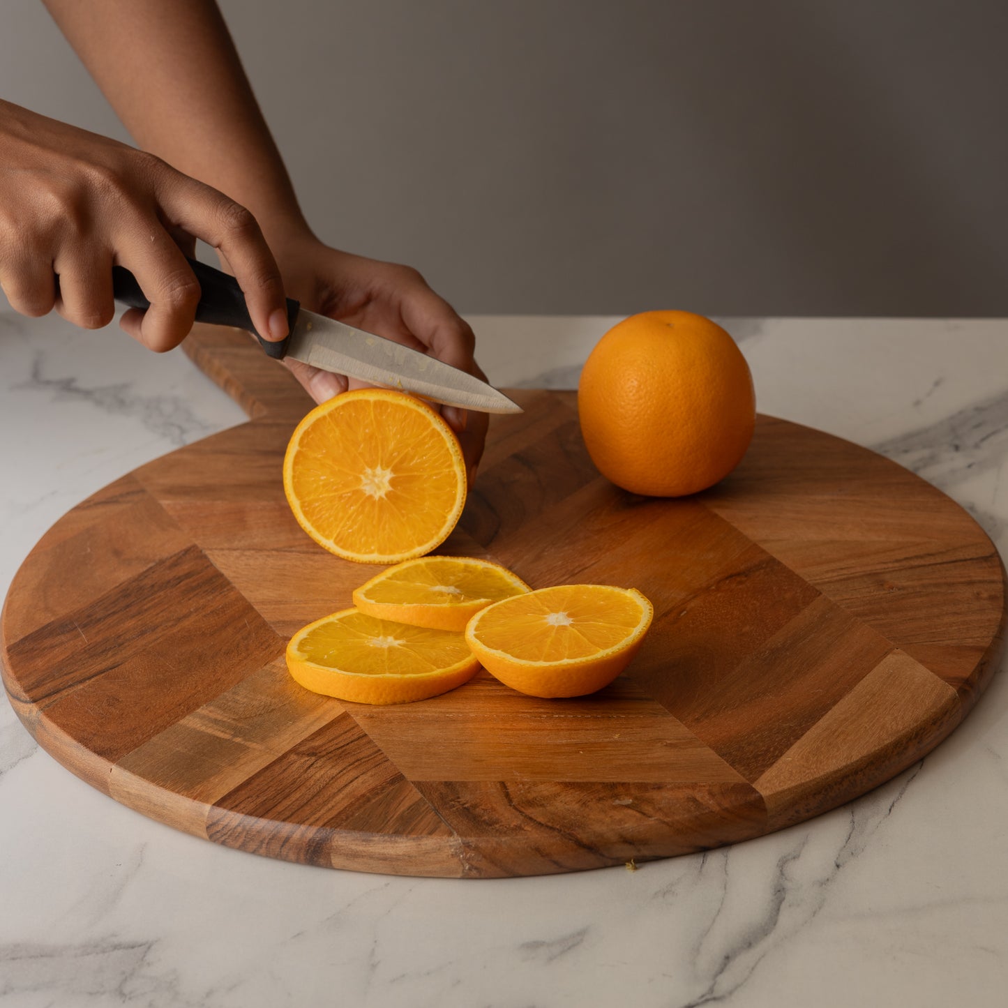 Serving Board Cum Round Chopping Board