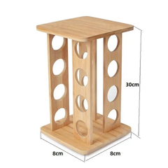 16 Jar Warner Revolving Spice Rack Organizer with Lift & Pour Caps