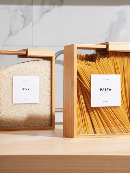 Wooden Cereal Storage Box for kitchen