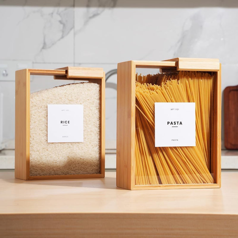 Wooden Cereal Storage Box for kitchen