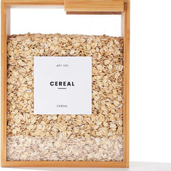 Wooden Cereal Storage Box for kitchen