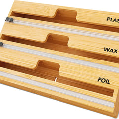 Plastic Wrap Dispenser with Cutter 3 in 1