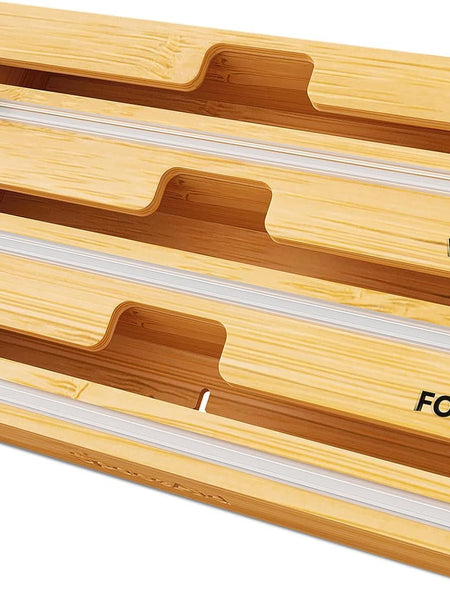 Plastic Wrap Dispenser with Cutter 3 in 1