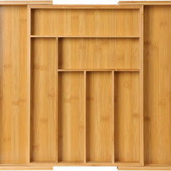 Trendy Trays Bamboo Expandable Drawer Organizer