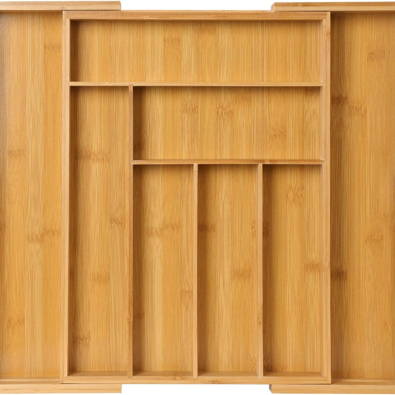 Trendy Trays Bamboo Expandable Drawer Organizer