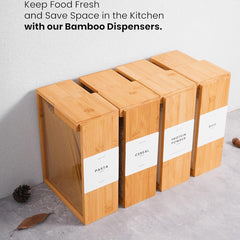 Wooden Cereal Storage Box for kitchen