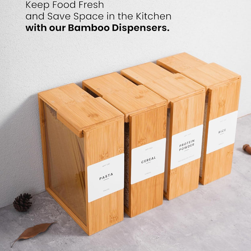 Wooden Cereal Storage Box for kitchen