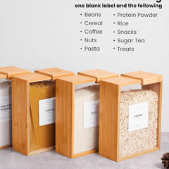 Wooden Cereal Storage Box for kitchen