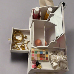 Square mirror Cosmetic Box - Large