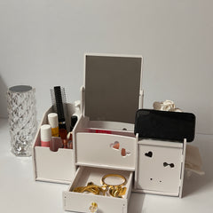 Square mirror Cosmetic Box - Large