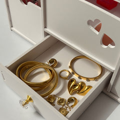 Square mirror Cosmetic Box - Large