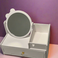 kitty Ribbon Shape Makeup Organizer - Small