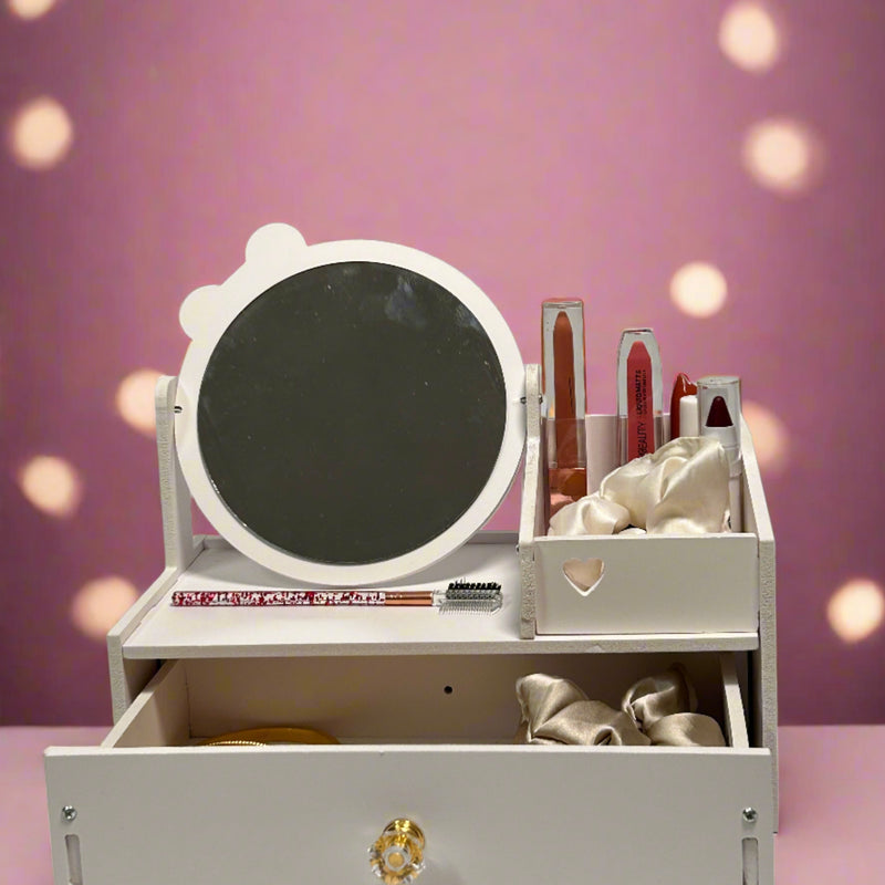 kitty Ribbon Shape Makeup Organizer - Small