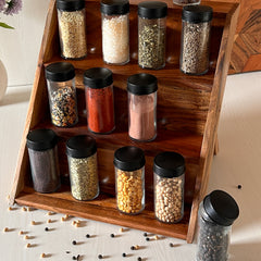 Wooden Spice Rack Organizer for Kitchen