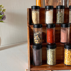 Wooden Spice Rack Organizer for Kitchen