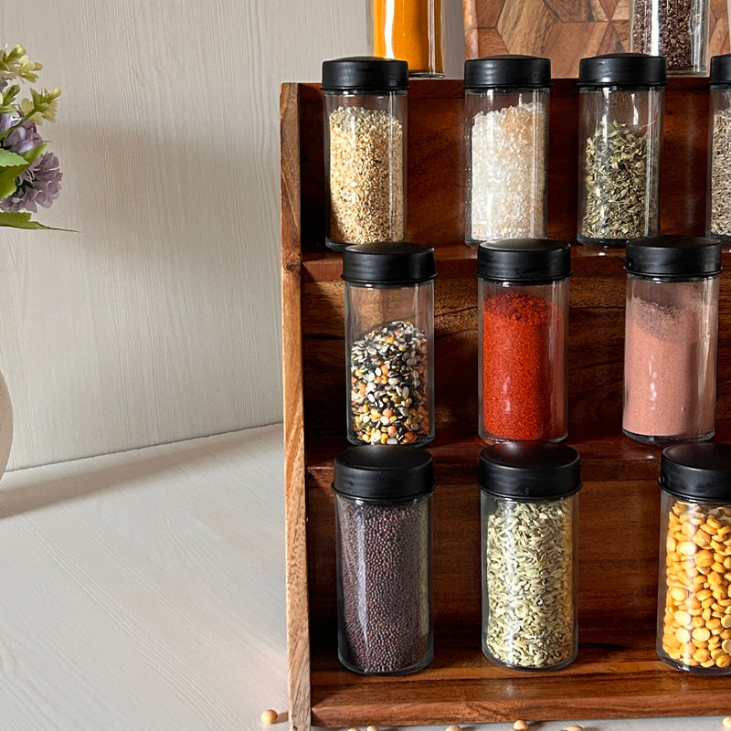 Wooden Spice Rack Organizer for Kitchen