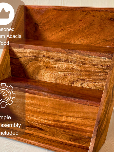 Wooden Spice Rack Organizer for Kitchen