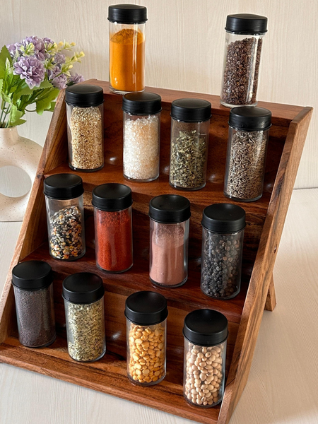 Wooden Spice Rack Organizer for Kitchen